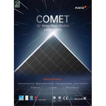 Aiko 650wp. Model AIKO-A650-MAH72Mw