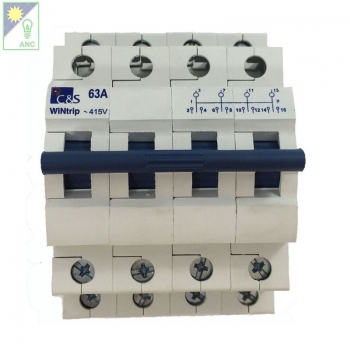Cầu dao đảo bằng tay 4P 63A. Model: C&S-CSCOS4P63A